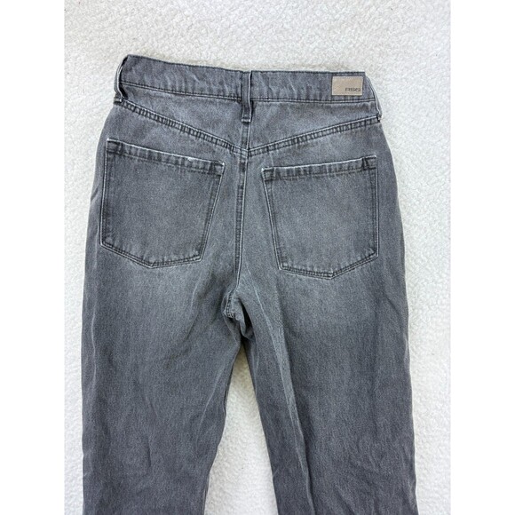 RSQ 90s High Rise Straight Jeans Womens 26 Gray Distressed Y2K Grunge Denim - Picture 13 of 15